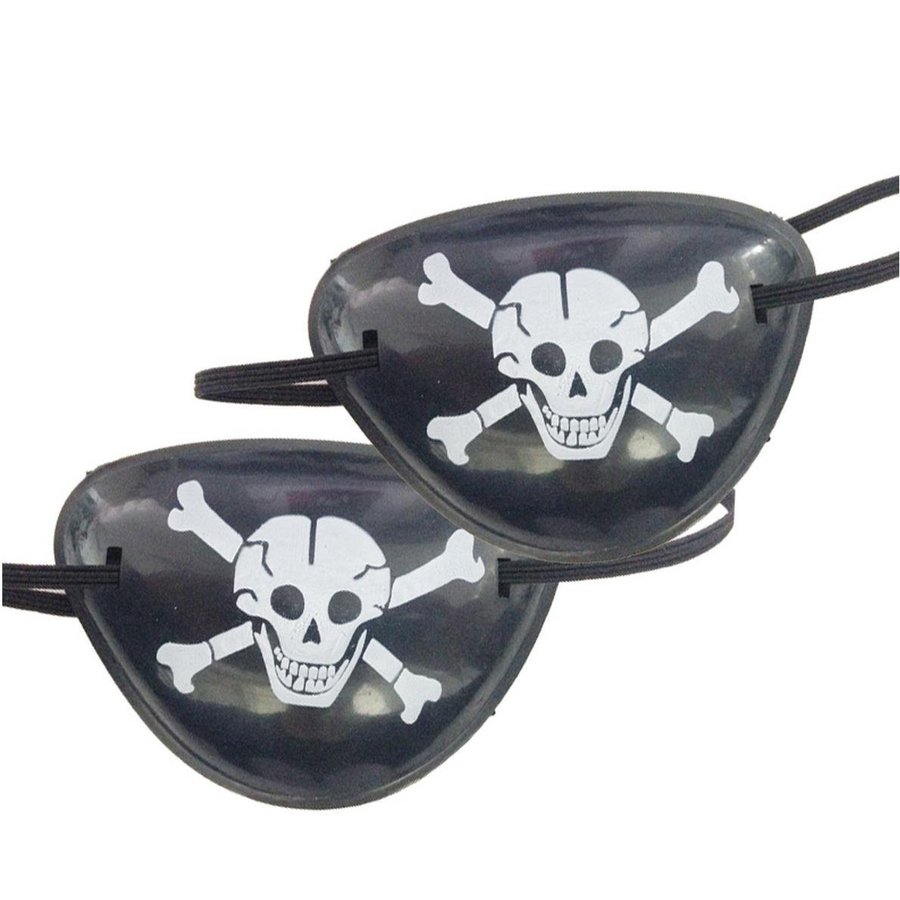 海賊なりきりアイテム 海賊眼帯 2個セット ハロウィン コスプレ 仮装 グッズ