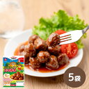 【常温】【公式】石井食品 いつでもミートボール 5袋| イシイ 国産 非常食 お弁当 おかず 惣菜 時短 防災セット 備蓄 保存食 おいしい非常食 無添加 レト...