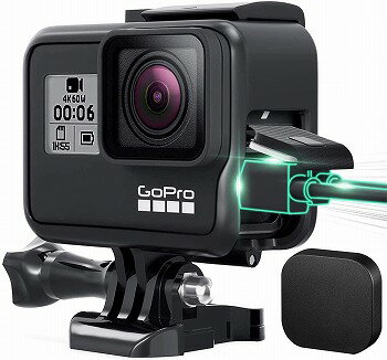 【楽天2位】ケース ゴープロ7 カバー +シリコンレンズカバー スポーツカメラアクセサリー GoPro HERO 7 6 5 Black 用ケース 保護フレーム