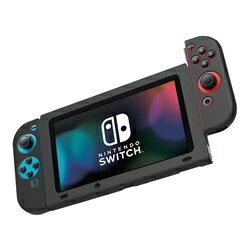 【20日限定ポイント10倍】【Switch対応】シリコンカバーセット for Switch スウィッチ スイッチ 黒 ケース 収納 アクセサリ ゲーム スリム 持ち運び お出かけ おでかけ 便利 カバー シリコン 衝撃