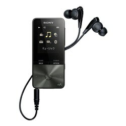 【ポイント12倍_お買い物マラソン】ウォークマン Sシリーズ 4GB NW-S313 : MP3プレーヤー Bluetooth対応 最大52時間連続再生 イヤホン付属 2017年モデル ブラック NW-S313 B 黒 音楽プレーヤー 音楽 ブルートゥース