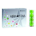 【クーポン有】ゴルフボール KIRA STAR2 キラスター2N ゴルフ ライム アイオノマー スポーツ 趣味 ダース 2ピース(1コア+1カバー) 見つけやす...