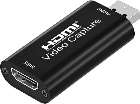 【6/1限定P2倍+割引クーポン有り】HDMI キャプチャーボード USB2.0 1080P30Hz HDMI ゲームキャプチャー ビデオキャプチャカード ゲーム実況生配信 画面共有 録画 UVC(USB Video Class)規格準拠 Nintendo Switch Xbox One OBS Studio 対応 電源不要