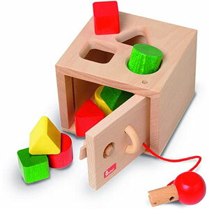 【エントリーで最大P46倍】キーボックス NC64558 知育玩具 知的教育 子供 キッズ 遊び道具 遊び 形合わせ 木製 幼児 型はめ 形 チャレンジ 挑戦 繰り返し 積み木 積木 円柱 円 三角形