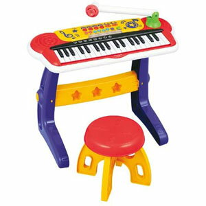 【10/20日限定P10倍 】キッズキーボードDX No.8880 楽器 玩具 オモチャ おもちゃ 子供 幼児 音楽 鍵盤 ピアノ 音 音符 キーボード ミュージック 曲 楽曲 37鍵盤 スタンド型 音符