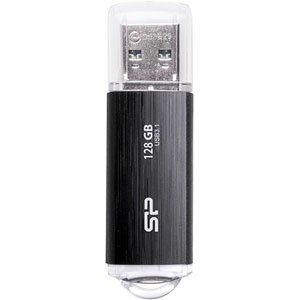 【5/16までクーポン配布】+【ポイント12倍】倍USBメモリ 128GB USB3.1 & USB3.0 ヘアライン仕上げ Blaze B02 SP128GBUF3B02V1K USB メモリ データ保存 データ管理 データ転送 ストレージ 周辺機器