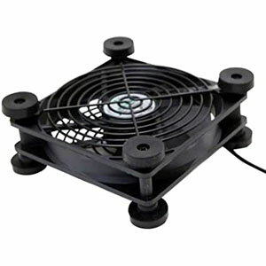 USBファン 振動吸収ゴム脚 8個搭載 BIGFAN120U-FOOT 扇風機 ファン USB接続 USB 冷却 放熱 汎用ファン カスタムモデル スイッチ切替 パソコン タブレット