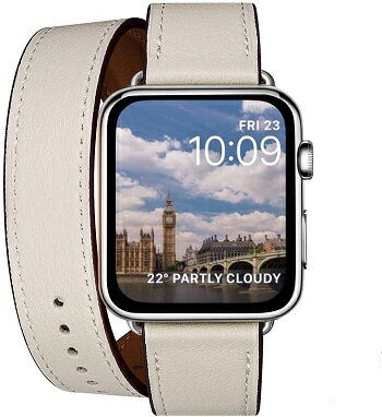 【20日限定ポイント10倍】コンパチブル Apple Watch バンド 本革 7 6 5 4 3 2 1 SE レザー製 バンド交換ストラップです コンパチブル アップルウォッチ バンド ストラップ 38mm 40mm 41mm 二重巻き型 アイボリーホワイト