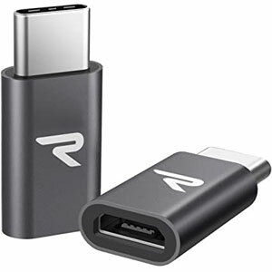 Micro USB → USB Type-C 変換アダプタ 2個セット 3A急速充電 5Gbps高速データ転送 10000回以上の抜き差しテスト Sony Xperia XZ/XZ2, Samsung Galaxy S9/S8