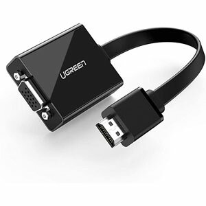 HDMI VGA 変換アダプター HDMI 変換 VGA 音声出力 1080P ビデオ変換アダプター プロジェクター PC HDTV等に対応 変換 ケーブル アダプター ノートパソコン