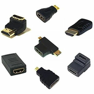 HDMIケーブルアダプタキット 7アダプタ 変換 アダプタ ケーブル変換 デジタルカメラ 携帯電話 デバイス 小型 データ転送 ケーブルアダプタ データ コネクタ