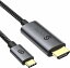 【マラソン先着30名様限定3％OFFクーポン+P12倍】USB C HDMI ケーブル Type-C to HDMI 変換ケーブル 【 4K@60Hz 高解像度映像出力/Thunderbolt 3 USB3.1 Type C /1.8m】 HDMI USB-C アダプタ MacBook Pro/Air、iPad Pro 2020、Galaxy S20 / S10、Dell XPS 13/15など