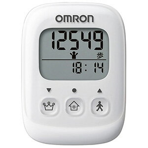 【最大600円OFFクーポン5/16迄】倍オムロン(OMRON) 歩数計 ホワイト HJ-325-W 景品 記念品 コンパクト 健康 ウォーキング 運動