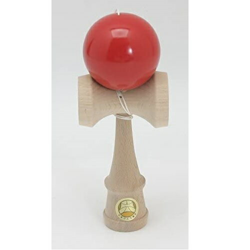 【ポイント20倍！25日限定】New 競技用けん玉 大空 単色 赤 国産品 OZORA KENDAMA