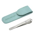 AUSOMTEK ヒゲピンセット 髭抜き 毛抜き 白髪抜きピンセット ステンレス製 細毛ピンセット 眉毛ツール 10mm精密先幅 滑り止めスロットデザイン シア...