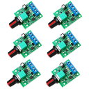 KASELIN PWM コントロー ラ モーターコントロー ラー モータースピードコントロー ラー スピードコントロールスイッチ PWMモータ速度制御装置 1.8V 3V 5V 6V 12V 2A 速度制御 モーターの速度を調整する DIY手作りおもちゃ 6個(2)