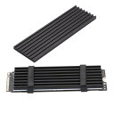 Awxlumv M.2 SSDヒートシンクキット アルミ合金ヒートシンク 2部セット 導熱シート NVMe2280 パソコン PS5