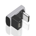 Duttek USB C変換アダプタU字 、240W PD急速充電U字型USB Cアダプター 40Gbps Thunderbolt サポート8KビデオタイプCオ...