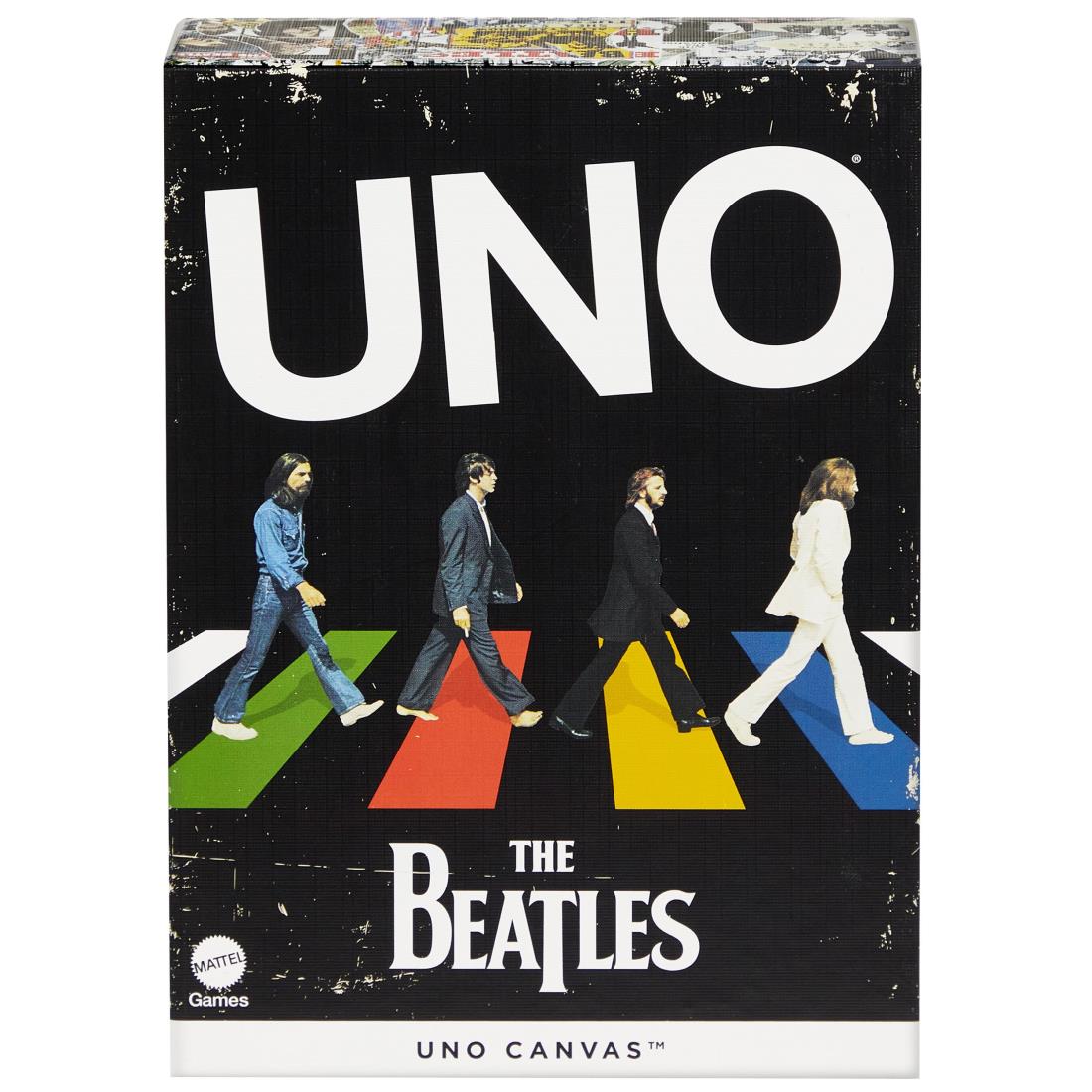 マテルゲーム(Mattel Game) ウノ(UNO) ビートルズ UNO CANVAS The Beatles ゲーム 7歳から カードゲーム 112枚 2-...