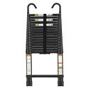 RIKADE 伸縮はしご 耐荷重150kg 軽量 持ち運びやすい 折り畳み 伸縮梯子 多機能アルミはしご 自動ロック スライド式 伸縮自在 梯子 室内室外両用 ...