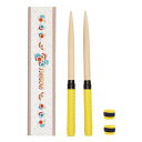 XUANDONG 適用太鼓の達人 マイバチ 太鼓バチ 交換用グリップ 木製 硬材 テーパー加工 2本セット 380ミリ-25ミリ ロール用 アーケードで大活躍 ...
