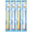 たんぽぽの種 360度ぐるっと丸い歯ブラシ 極細毛 (0〜3歳用 4本セット)