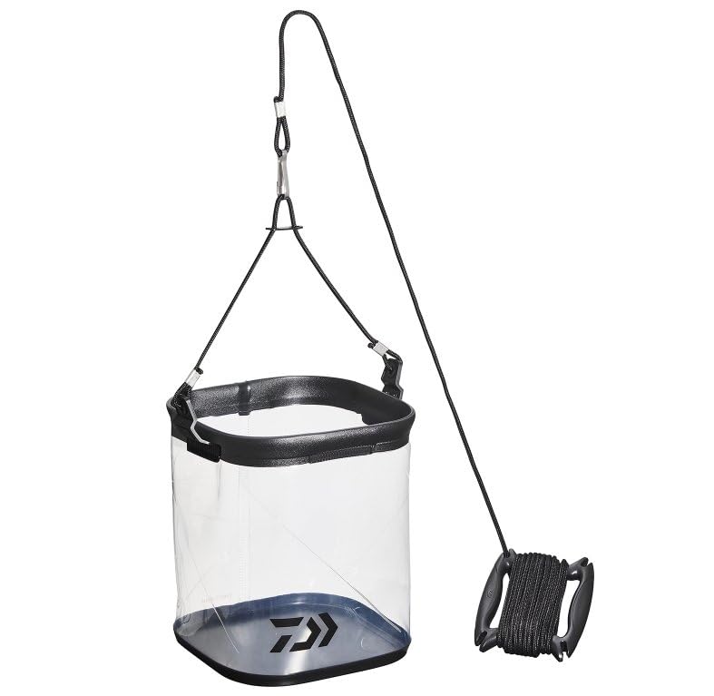 ダイワ(DAIWA) バケツ 水クミバッカン S21(K)クリアブラック