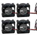 ANMBEST 4個DC 5V 0.19A 2510油圧軸受静音ブラシレスブロワラジアル冷却ファン2ピンブラシレス2.5 CMファン25 mmX 25 mmX 10 mmパソコンケース3 Dプリンタ部品用(2)