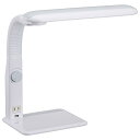 オーム電機 LED学習スタンド 調光 左右利き用 USBポート付 ホワイト ODS-LDAK6N 06-1849 OHM