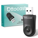 オットキャスト OTTOCAST MINI【2025最新Miniワイヤレスアダプター】CarPlay&AndroidAutoをワイヤレス化 プラグ&プレイ 高い安定性 既存の有線CarPlay/Android Auto搭載車専用 スマホと接続後タイムカーナビ機能 bluetoothハンズフリー通話 98%以上の車種に対応 USB-Type A