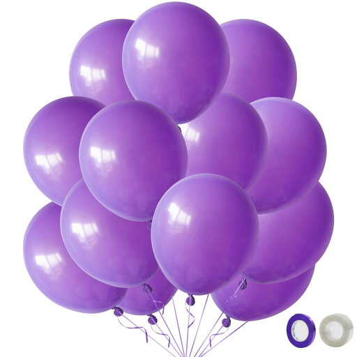 BTZO バルーン ゴム風船 飾り付け 50個入 12インチ 丸風船 ラテックスバルーン 飾り付け 誕生日 結婚式 店舗装飾 パーティー 運動会 文化祭 バルーンアート パープル BTZO バルーン ゴム風船 飾り付け 50個入 12インチ 丸風船 ラテックスバルーン 飾り付け 誕生日 結婚式 店舗装飾 パーティー 運動会 文化祭 バルーンアート パープル