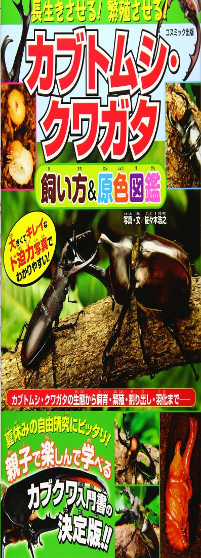 長生きさせる! 繁殖させる! カブトムシ・クワガタ飼い方&原色図鑑