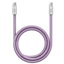 Thunderbolt 4 ケーブル 1m 240W急速充電 8K対応 40 Gbps データ転送 Type-C&Type-C ケーブル USB-C & USB-C MacBook/iPad/Air/iphone15など対応(1m,パープル)(2)