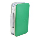 BEYLEG 96 容量高耐久頑丈 D V D ストレージハードシェル CD ディスクホルダー D V D ケース Bluーray メディアケースストレージホルダーオーガナイザーウォレット、96 容量 (緑)