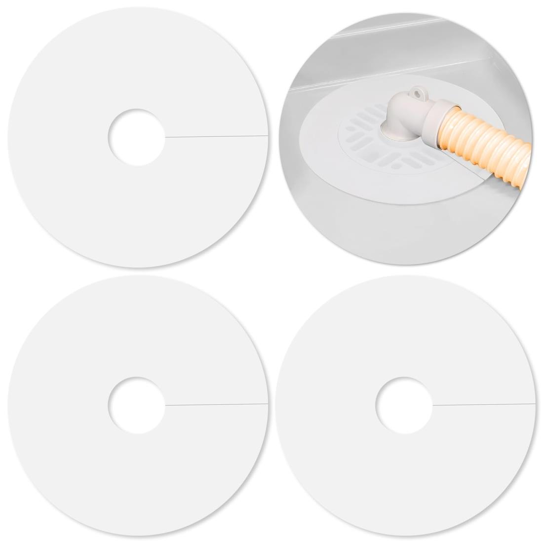 KEEPOW 排水口カバー 3個入り シリコン 洗濯 機 排水口 カバー 抗菌 消臭 虫対策 繰り返し使用 自己接着可能 洗濯 機 キッチン 洗面 カット 排水口 ゴミ受け 浴室 バスルーム 洗面所 排水溝 洗面台用