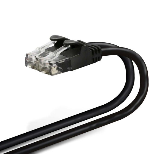 エレコム LANケーブル CAT6 7m 爪折れ防止コネクタ やわらか ブラック LD-GPY/BK7 エレコム LANケーブル CAT6 7m 爪折れ防止コネクタ やわらか ブラック LD-GPY/BK7