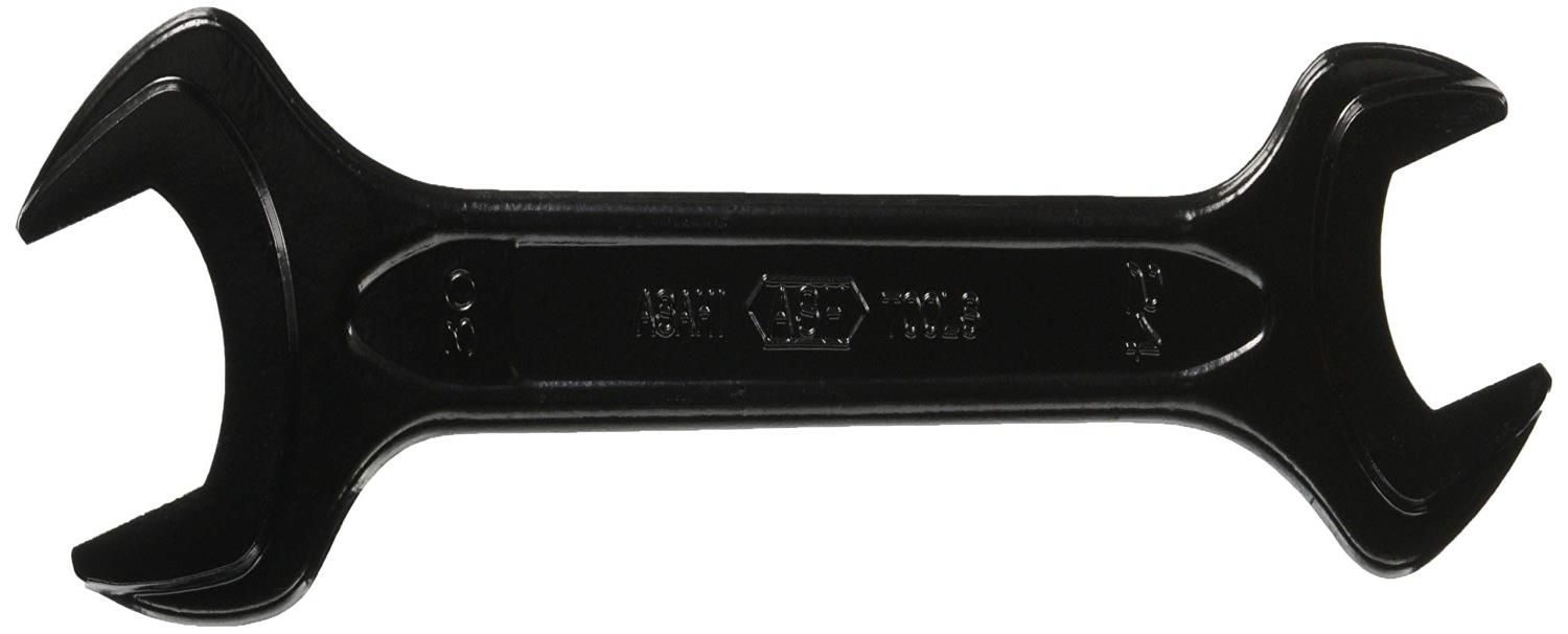 トラスコ中山(TRUSCO) 旭金属工業 ASH 丸形両口スパナ強力タイプJISH24mm×30mm SW2430