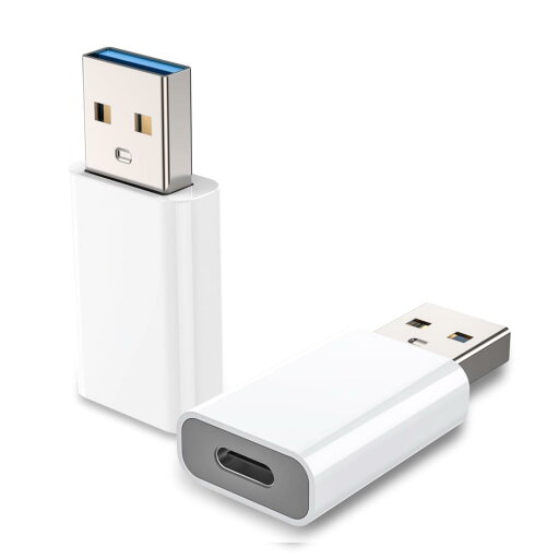 MOSWAG USB-USB Cアダプタ, Apple MagSafe Watch 9/8/7/SE/Ultraと互換性のあるUSBオスアダプタへのUSB Cメス, i Phone 15 14 13 12 Mini Pro Max,iPad,Galaxy Note,Pixel,CarPlay,壁プラグ用 (ホワイト-2個パック) MOSWAG USB-USB Cアダプタ, Apple MagSafe Watch 9/8/7/SE/Ultraと互換性のあるUSBオスアダプタへのUSB Cメス, i Phone 15 14 13 12 Mini Pro Max,iPad,Galaxy Note,Pixel,CarPlay,壁プラグ用 (ホワイト-2個パック)