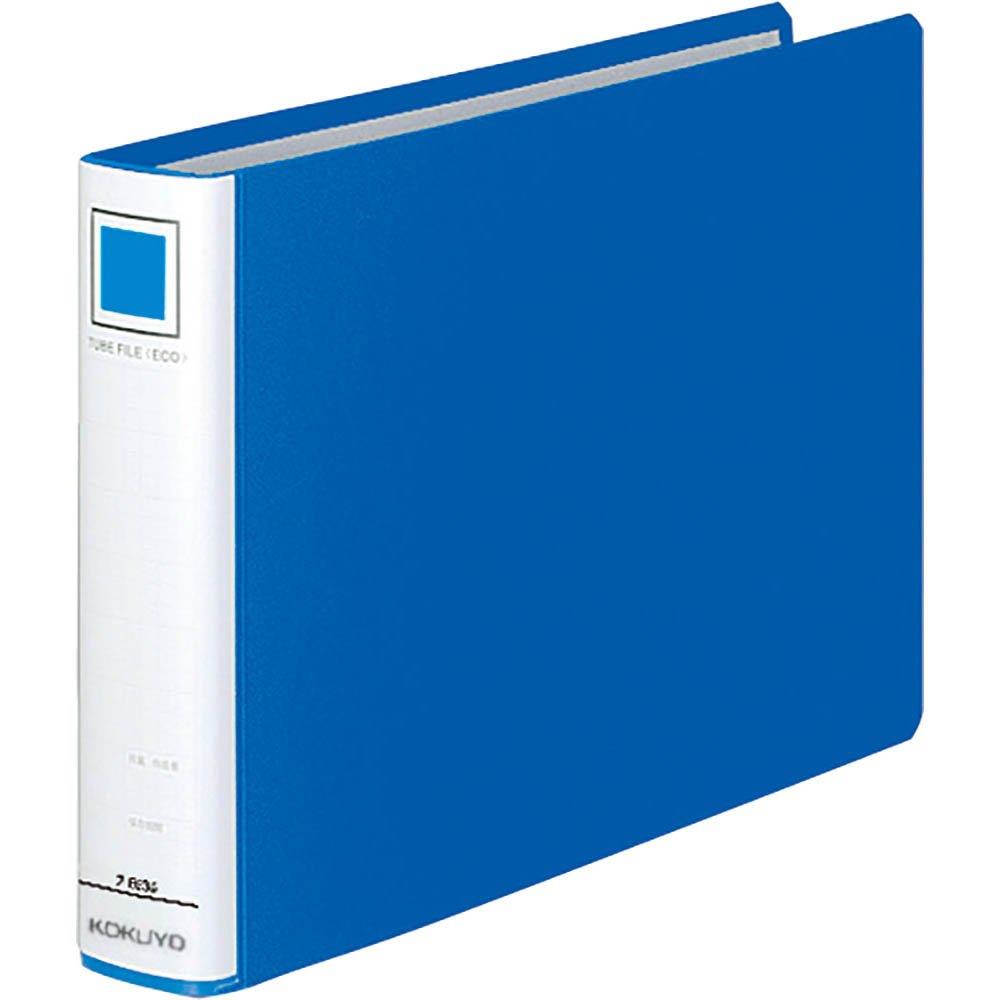KOKUYO フ-E636B チューブファイルエコ B5横 30mmとじ 2穴青