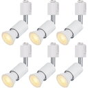 DiCUNO ダクトレール用スポットライト E26口金 LED電球付き 5W 50W相当 電球色 ライティングバー用スポットライト高演色性 LEDスポットライト...