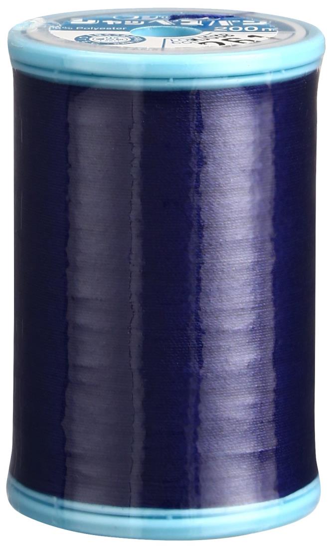 フジックス FUJIX シャッペスパン 普通地 用 ミシン糸 太さ 60番 200m巻 #261 濃青系 F56