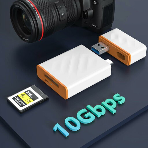 【2024新登場】CFexpress TypeA カードリーダー 【USB3.2Gen2 10Gbps】USB-C/USB-A 2-in-1 タイプ A CFexpress アダプター OTG対応 高速転送 i Phone 16/15, MacBook Pro/Air 2023, iPad Pro, iMac, S23, XPS 17,Windows11、Android スマホ、PCに対応 【2024新登場】CFexpress TypeA カードリーダー 【USB3.2Gen2 10Gbps】USB-C/USB-A 2-in-1 タイプ A CFexpress アダプター OTG対応 高速転送 i Phone 16/15, MacBook Pro/Air 2023, iPad Pro, iMac, S23, XPS 17,Windows11、Android スマホ、PCに対応
