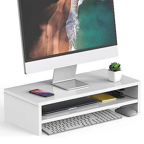 Fitueyes モニター台 パソコン台 モニタースタンド 机上台54cm横幅 木製天板 二段式PC台卓上 パソコンスタンド デスク用 机上 机上ラック 机上台 pcモニター台 パソコンラック 卓上 収納 整理整頓ホワイトDT205405WW Fitueyes モニター台 パソコン台 モニタースタンド 机上台54cm横幅 木製天板 二段式PC台卓上 パソコンスタンド デスク用 机上 机上ラック 机上台 pcモニター台 パソコンラック 卓上 収納 整理整頓ホワイトDT205405WW