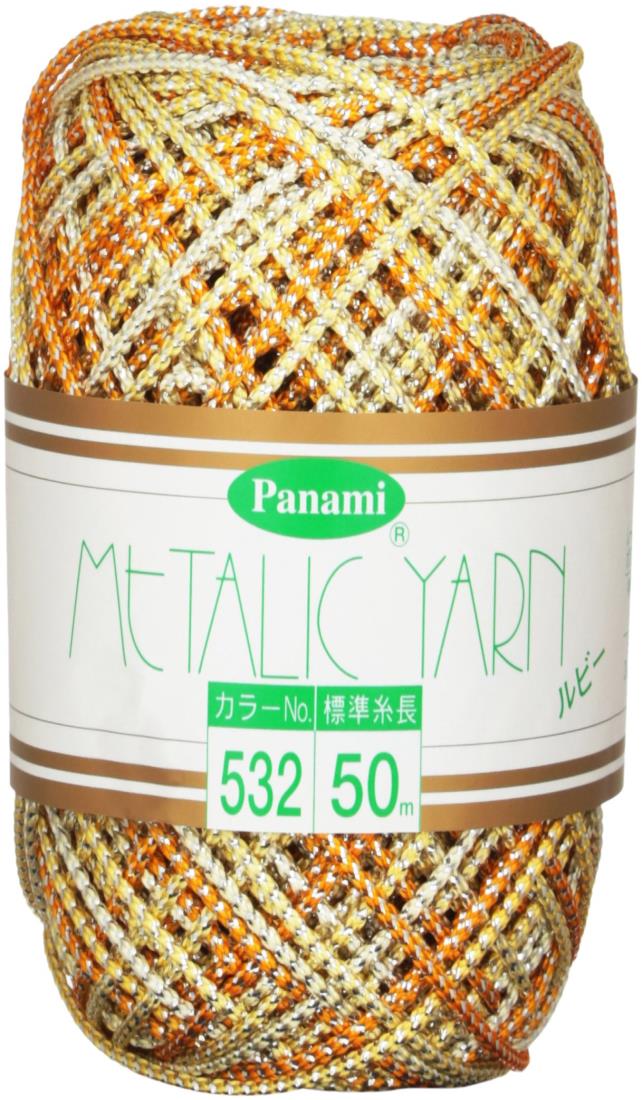 Panami メタリックヤーン ＜ルビー＞ COL.532 50m