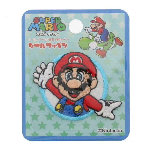 稲垣服飾 スーパー マリオ シール ワッペン マリオ シール ・ アイロン 両用 接着 MRS001 稲垣服飾 スーパー マリオ シール ワッペン マリオ シール ・ アイロン 両用 接着 MRS001