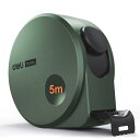 Deli メジャー・巻尺 スチール製巻尺 仕様5mX19mm 文字が大きく目盛が見やすい 手切りを防ぐ 高精度 高硬度の工学用巻尺 防水性 耐摩耗性 耐落下性 ...