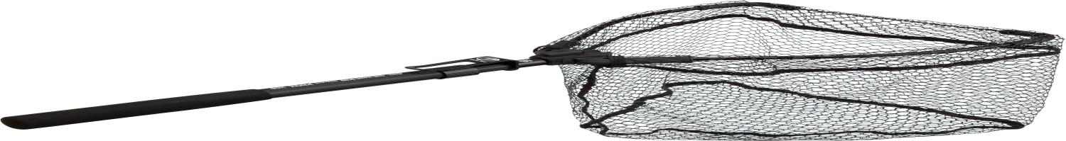 プロックス(Prox) 玉網・ランディングネット ワンハンドフリップネット ラバーネット アジャスターロング ラバー コート ブラック/ブラック