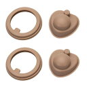 Jravezt サーモス 交換用部品 2個セット JNLパッキンセット 水筒 ゴムパッキン 替え用蓋部品 B-004643(3)