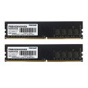 Patriot Memory DDR4 3200MHz PC4-25600 16GBキット (2 x 8GB) デスク用メモリ PSD416G3200K(2)