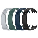 Seltureone セット xiaomi smart band 8交換ベルト シリコン製バンド スマートバンド8替えバンド ソフトバンド 心地よい(カラー:ブ...